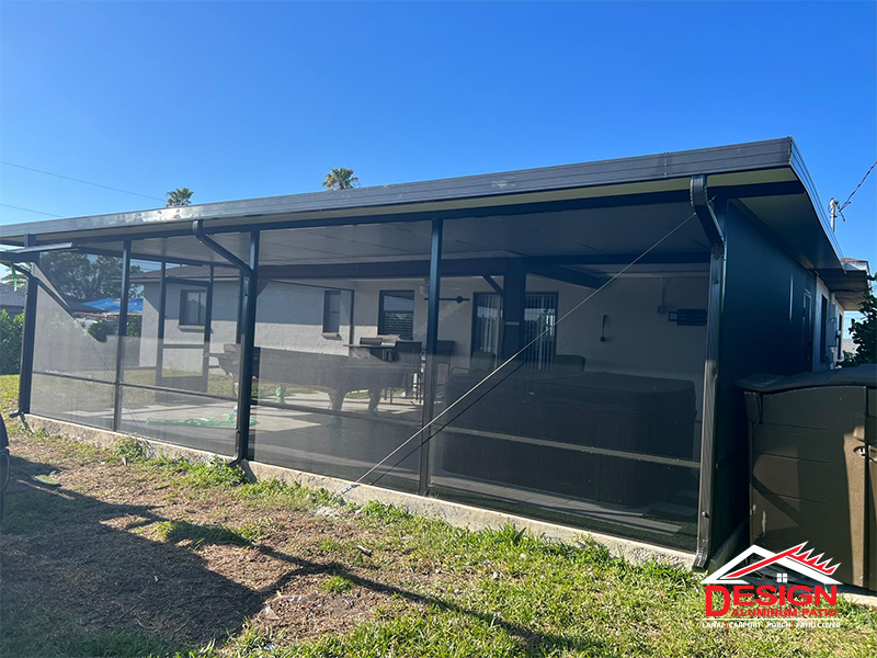 Screen enclosure with pool view in Ocala