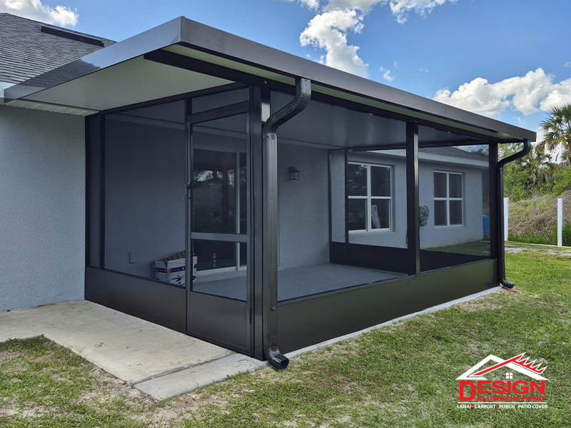 Screen enclosure for patio in Ocala